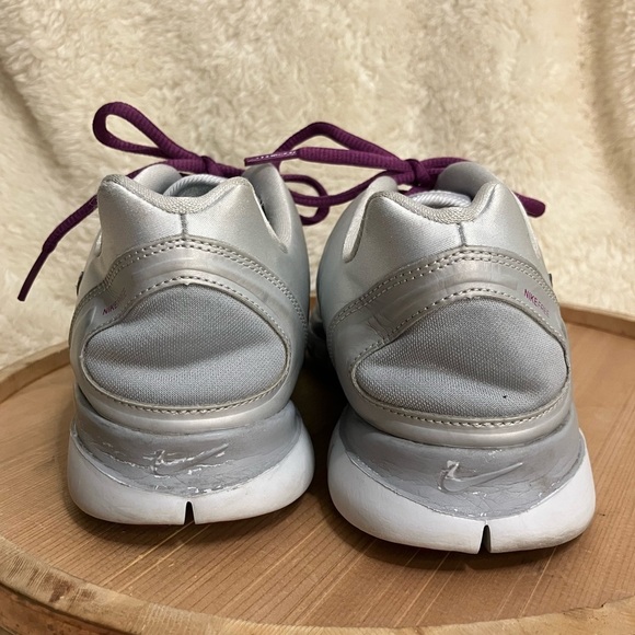 Nike Training TR Fit Running Shoes Silver & Purple Size 8.5 - Picture 5 of 10